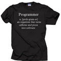 Programmer Programming Organism That Turns Caffeine - Adult & Kids T-Shirts, Sweatshirts & Hoodies apparel design preview 1