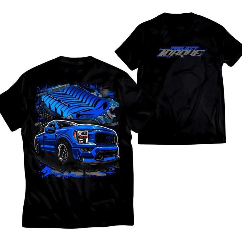 Project Torque Supercharged Coyote Car Automotive - Adult & Kids T-Shirts, Sweatshirts & Hoodies apparel design preview 1