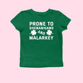 Prone Shenanigans Malarkey St Patrick'S Day Lucky - Adult & Kids T-Shirts, Sweatshirts & Hoodies apparel design preview 1