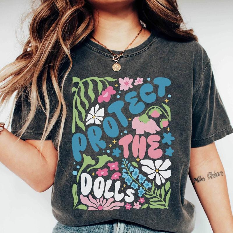 Protect Dolls Trans Rights Folks LGBTQ+ Equality - Adult & Kids T-Shirts, Sweatshirts & Hoodies apparel design preview 1