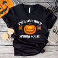 Proud Member Spooky Squad Matching Halloween Party - Adult & Kids T-Shirts, Sweatshirts & Hoodies apparel design preview 1