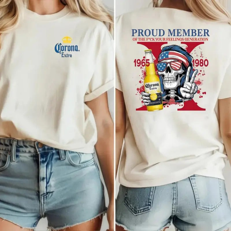Proud Members Gen X Two Sides Raised Hose Water - Adult & Kids T-Shirts, Sweatshirts & Hoodies apparel design preview 1