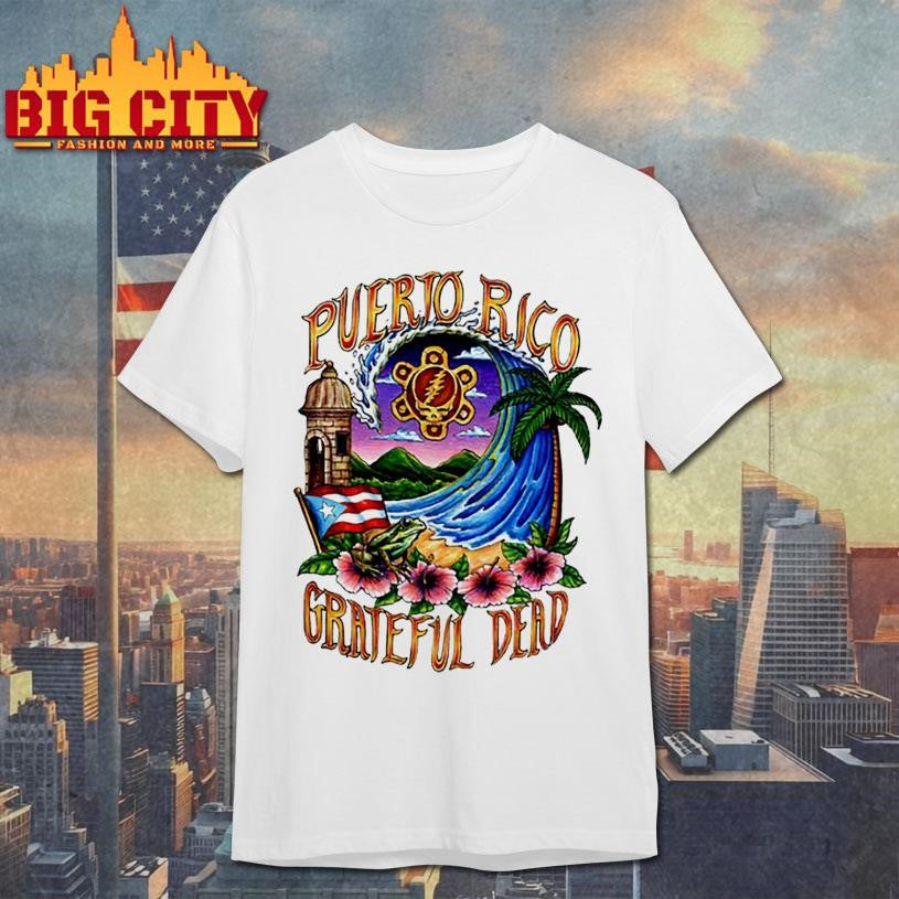 Puerto Rico United States of Dead - Adult & Kids T-Shirts, Sweatshirts & Hoodies apparel design preview 1