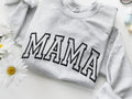 Puff Varsity Letters Mama Cool Mom First Life New - Adult & Kids T-Shirts, Sweatshirts & Hoodies apparel design preview 1