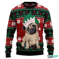 Pug Cute 3D Ugly Christmas Sweater - Holiday Gift product image