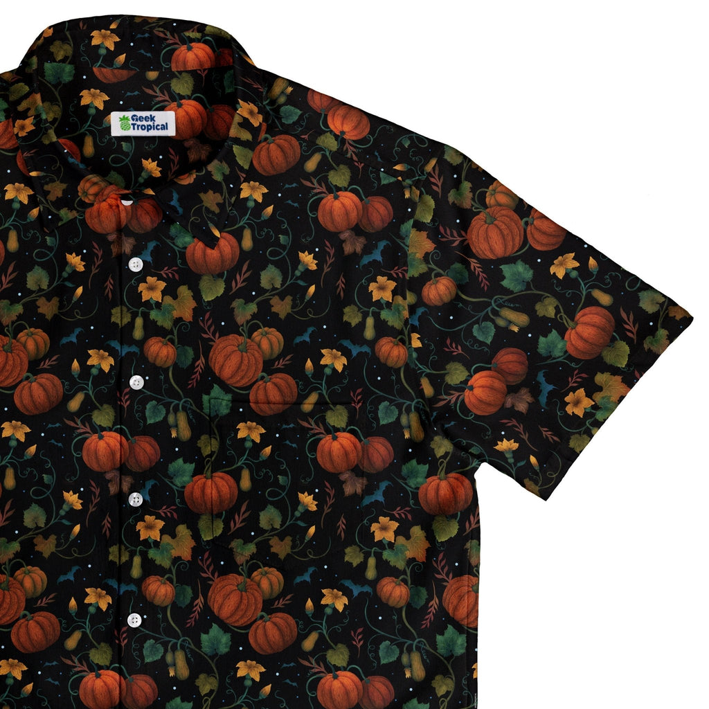 Pumpkin Bats Button Up - Adult & Kids T-Shirts, Sweatshirts & Hoodies apparel design preview 1