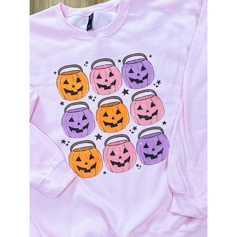 Pumpkin Buckets Top - Adult & Kids T-Shirts, Sweatshirts & Hoodies apparel design preview 1