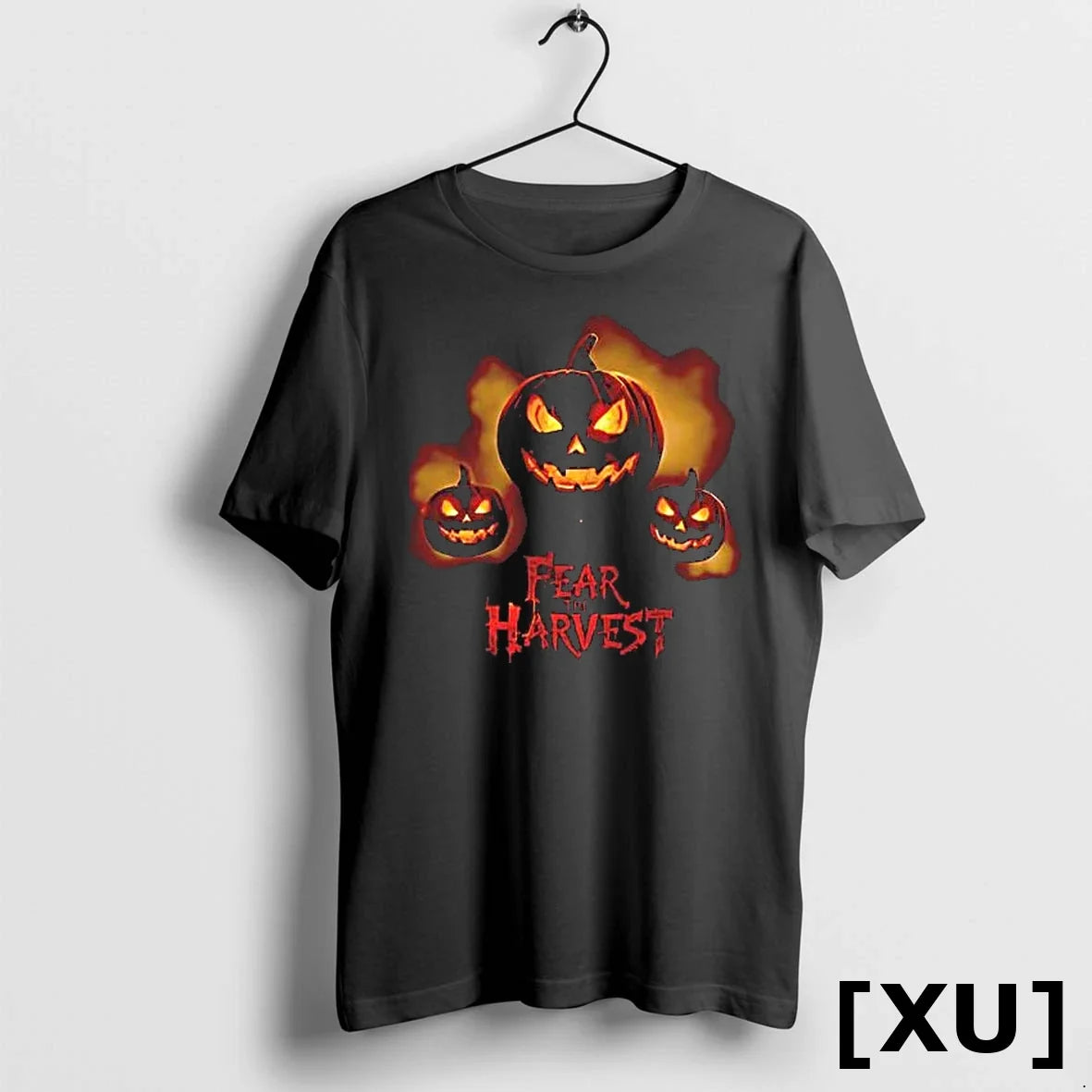 Pumpkins Fear The Harvest Halloween Sweater - Adult & Kids T-Shirts, Sweatshirts & Hoodies apparel design preview 1