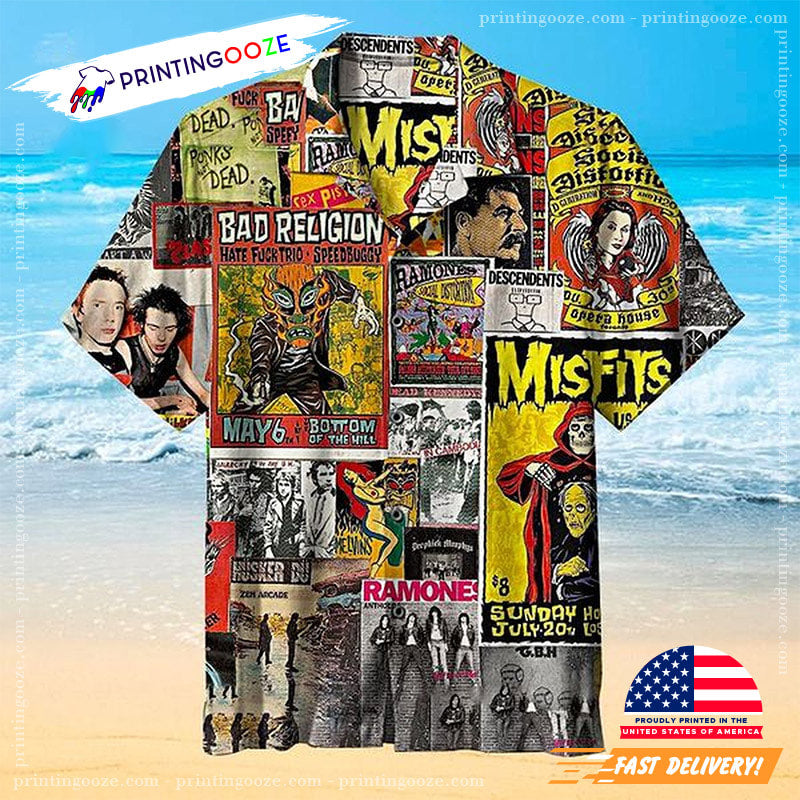 Punk Hazard Comics Hawaiian - Adult & Kids T-Shirts, Sweatshirts & Hoodies apparel design preview 1