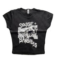 Punk Y2K Baby Short Sleeve Top Gothic Street Star - Adult & Kids T-Shirts, Sweatshirts & Hoodies apparel design preview 1