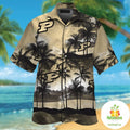 Purdue Boilermakers Hawaiian Tropical Aloha Button Up - Adult & Kids T-Shirts, Sweatshirts & Hoodies apparel design preview 1
