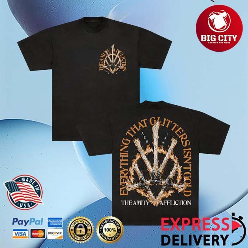 Pure Noise Records The Amity Affliction Rune Black - Adult & Kids T-Shirts, Sweatshirts & Hoodies apparel design preview 1
