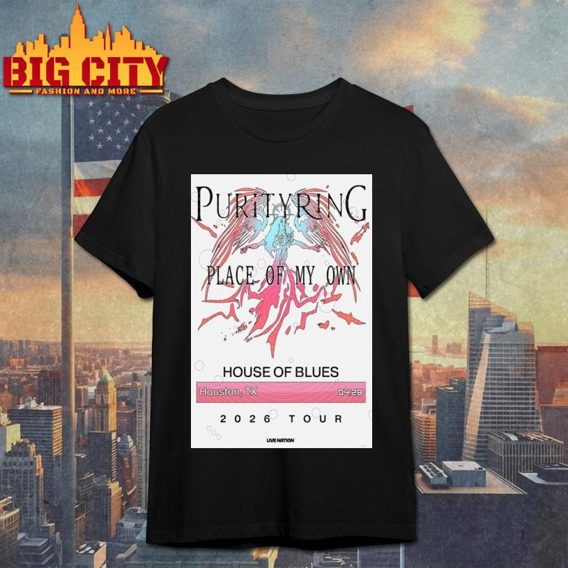Purity Ring Place Of My Own Tour At House Blues - Adult & Kids T-Shirts, Sweatshirts & Hoodies apparel design preview 1