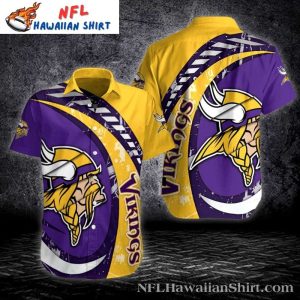 Purple Blitz Minnesota Vikings Sash-Design Hawaiian - Adult & Kids T-Shirts, Sweatshirts & Hoodies apparel design preview 1