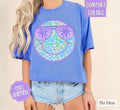 Purple Leopard Smiley Comfort Colors Cute Summer - Adult & Kids T-Shirts, Sweatshirts & Hoodies apparel design preview 1