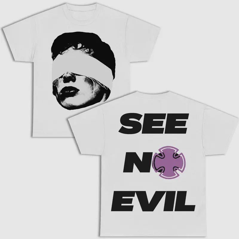 Purpoz See No Evil Cotton S 4XL Multiple Color - Adult & Kids T-Shirts, Sweatshirts & Hoodies apparel design preview 1