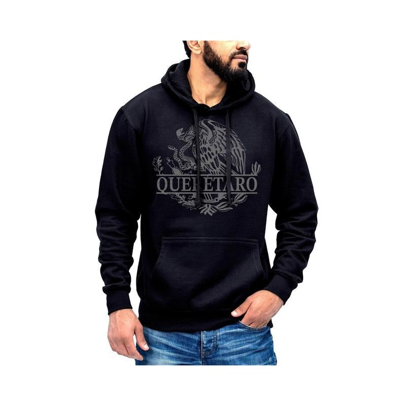 Queretaro Mexico Eagle Emblem Cotton Fabric - Adult & Kids T-Shirts, Sweatshirts & Hoodies apparel design preview 1