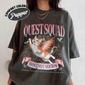 Quest Squad Broccoli Cat Onyx Storm Fan Fourth Wing - Adult & Kids T-Shirts, Sweatshirts & Hoodies apparel design preview 1