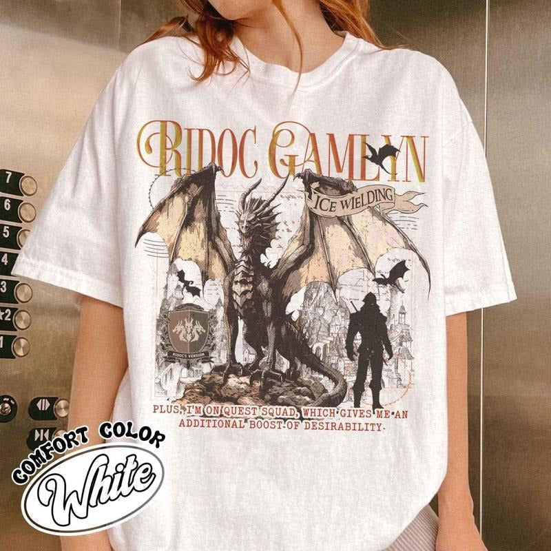 Quest Squad Onyx Storm Ridoc Dragon Rider Gamlyn - Adult & Kids T-Shirts, Sweatshirts & Hoodies apparel design preview 1