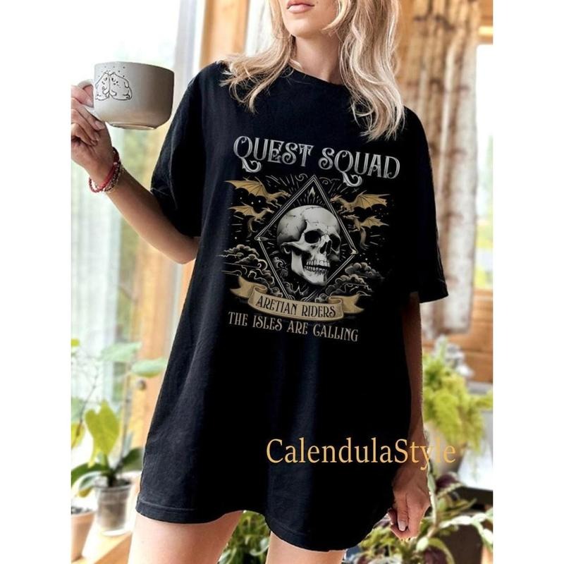 Quest Squad Ridoc Onyx Storm Basgiath War College - Adult & Kids T-Shirts, Sweatshirts & Hoodies apparel design preview 1