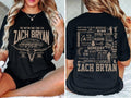 "Quittin' Time Tour Za99ch Bry11an 2024 S 3XL Country - Adult & Kids T-Shirts, Sweatshirts & Hoodies apparel design preview 1