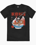 RAMEN MINI CATS Summer Cotton Menswear S 3XL Soft Top - Adult & Kids T-Shirts, Sweatshirts & Hoodies apparel design preview 1