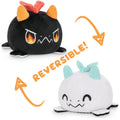 TeeTurtle Reversible Dragon Plushie (Black White - Adult & Kids T-Shirts, Sweatshirts & Hoodies apparel design preview 1