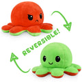 TeeTurtle Reversible Octopus Plushie (Red Green) - Adult & Kids T-Shirts, Sweatshirts & Hoodies apparel design preview 1