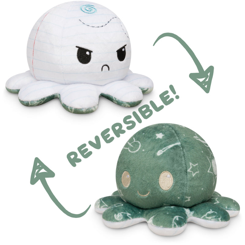 TeeTurtle Reversible Octopus Plushie (Notebook - Adult & Kids T-Shirts, Sweatshirts & Hoodies apparel design preview 1