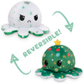 TeeTurtle Reversible Octopus Plushie (Snowy Trees - Adult & Kids T-Shirts, Sweatshirts & Hoodies apparel design preview 1