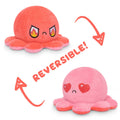 TeeTurtle Reversible Octopus Plushie (Red Sparkle - Adult & Kids T-Shirts, Sweatshirts & Hoodies apparel design preview 1