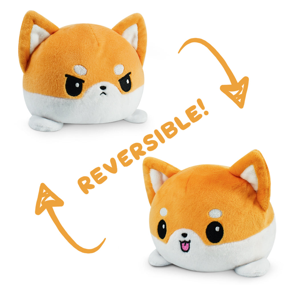 TeeTurtle Reversible Shiba Inu Plushie - Adult & Kids T-Shirts, Sweatshirts & Hoodies apparel design preview 1