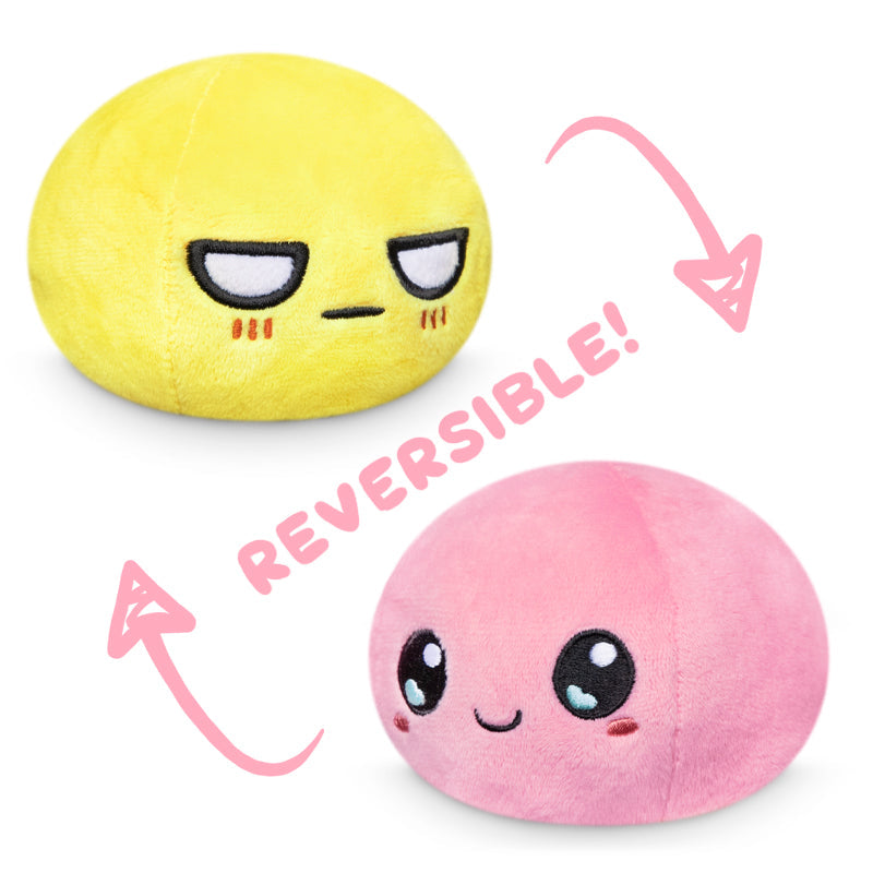 TeeTurtle Reversible Ball Plushie (Yellow Pink) - Adult & Kids T-Shirts, Sweatshirts & Hoodies apparel design preview 1
