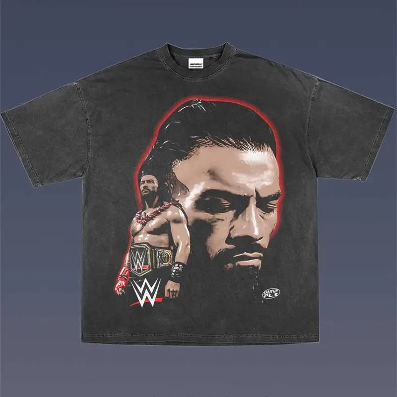 ROMAN REIGNS 1.2 VINTAGE FAN - Adult & Kids T-Shirts, Sweatshirts & Hoodies apparel design preview 1