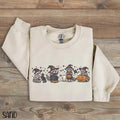 Raccoon Halloween Retro Cute Spooky Season Tropical - Adult & Kids T-Shirts, Sweatshirts & Hoodies apparel design preview 1