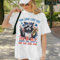 Raccoon You Like 4th July Retro America Racoon - Adult & Kids T-Shirts, Sweatshirts & Hoodies apparel design preview 1