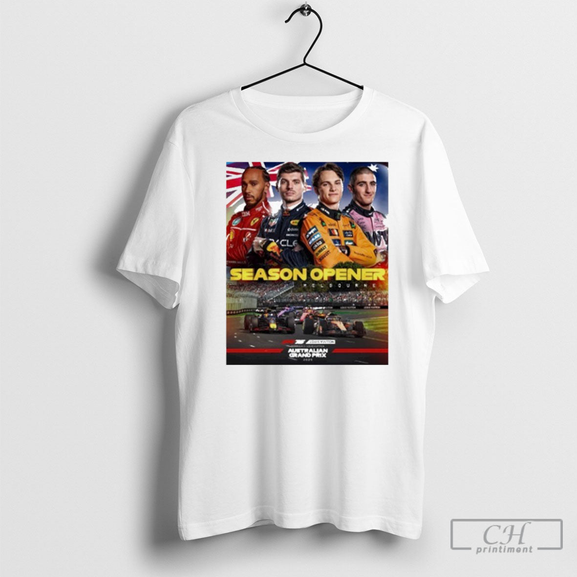 Race Week Season Opener Melbourne Formula 1 - Adult & Kids T-Shirts, Sweatshirts & Hoodies apparel design preview 1