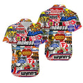 Racing car labeling hawaiian gift for family and - Adult & Kids T-Shirts, Sweatshirts & Hoodies apparel design preview 1