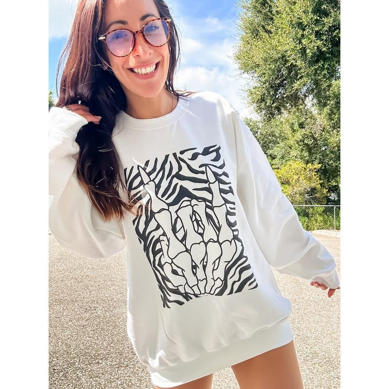 Rad Skeleton Hand - Adult & Kids T-Shirts, Sweatshirts & Hoodies apparel design preview 1