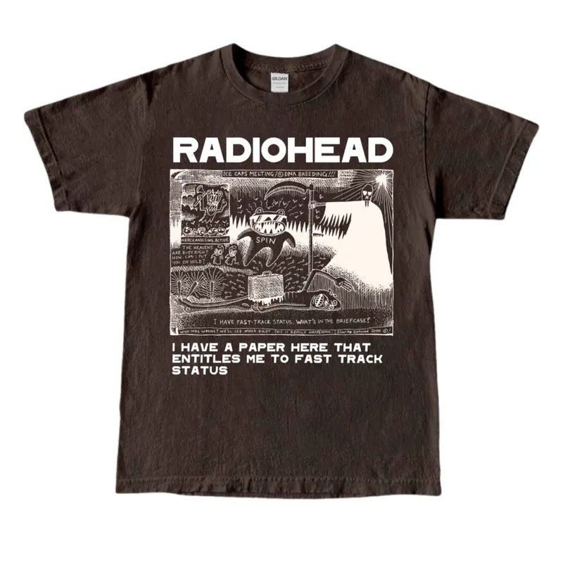 Radiohead I Have Paper Here That Entitles Me - Adult & Kids T-Shirts, Sweatshirts & Hoodies apparel design preview 1