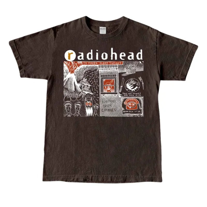 Radiohead Cotton Short Sleeve Tops Fan - Adult & Kids T-Shirts, Sweatshirts & Hoodies apparel design preview 1