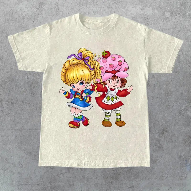 Rainbow Brite 80'S Babies Strawberry Shortcake - Adult & Kids T-Shirts, Sweatshirts & Hoodies apparel design preview 1