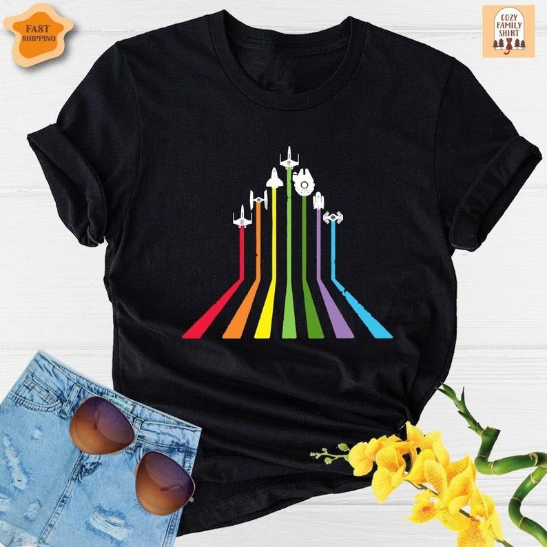 Rainbow LGBTQ Gay Lesbian LGBT Pride - Adult & Kids T-Shirts, Sweatshirts & Hoodies apparel design preview 1