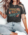 Raised 90'S Country Western Boho Red Dirt Cowboy - Adult & Kids T-Shirts, Sweatshirts & Hoodies apparel design preview 1