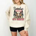 Raised 90'S Country Western Bull Skull - Adult & Kids T-Shirts, Sweatshirts & Hoodies apparel design preview 1