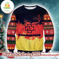 Rammstein Band Tie Die Effect Germany Flag Color Ugly Christmas Sweater - Holiday Gift product image