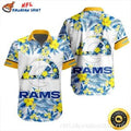 Rams Floral Spectacle Hawaiian Tropical Infusion - Adult & Kids T-Shirts, Sweatshirts & Hoodies apparel design preview 1