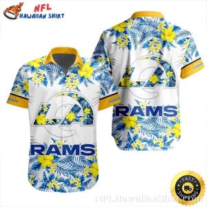 Rams Floral Spectacle Hawaiian Tropical Infusion - Adult & Kids T-Shirts, Sweatshirts & Hoodies apparel design preview 1