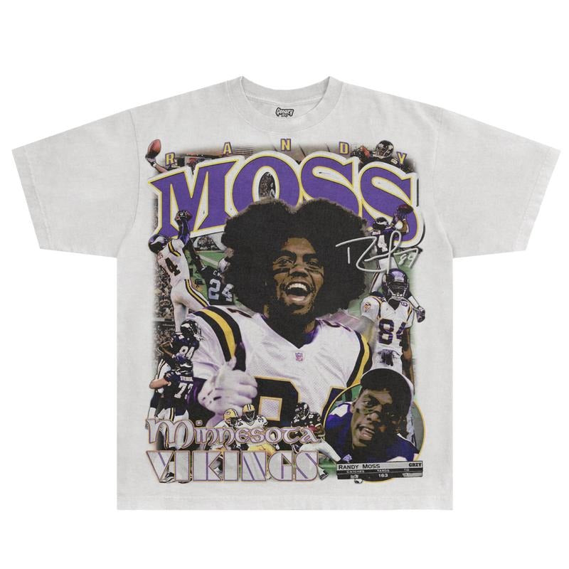 Randy Moss Vintage Sport Fan - Adult & Kids T-Shirts, Sweatshirts & Hoodies apparel design preview 1