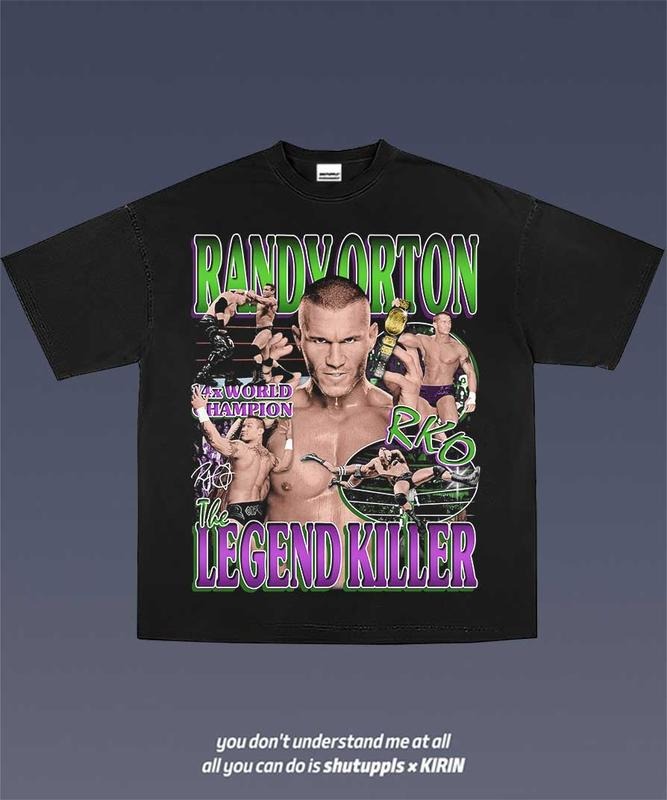 Randy Orton 1.0 VINTAGE FAN - Adult & Kids T-Shirts, Sweatshirts & Hoodies apparel design preview 1